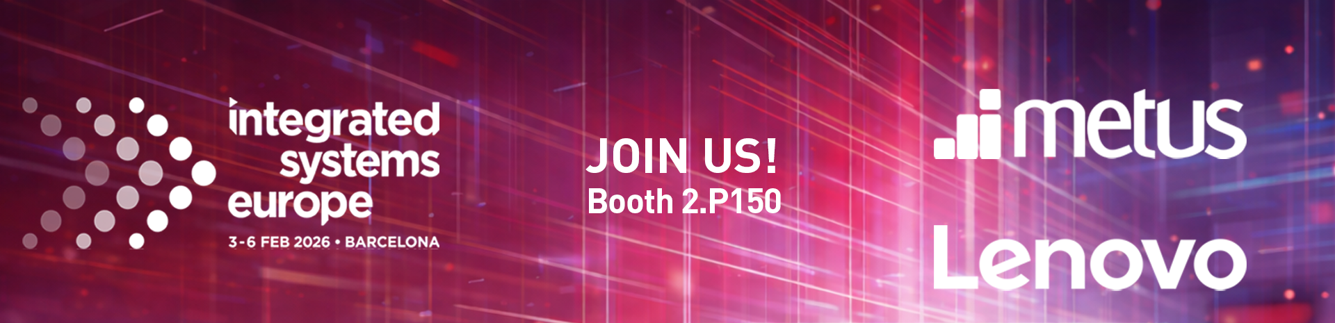 Metus and Lenovo Announce Strategic Collaboration at ISE 2026